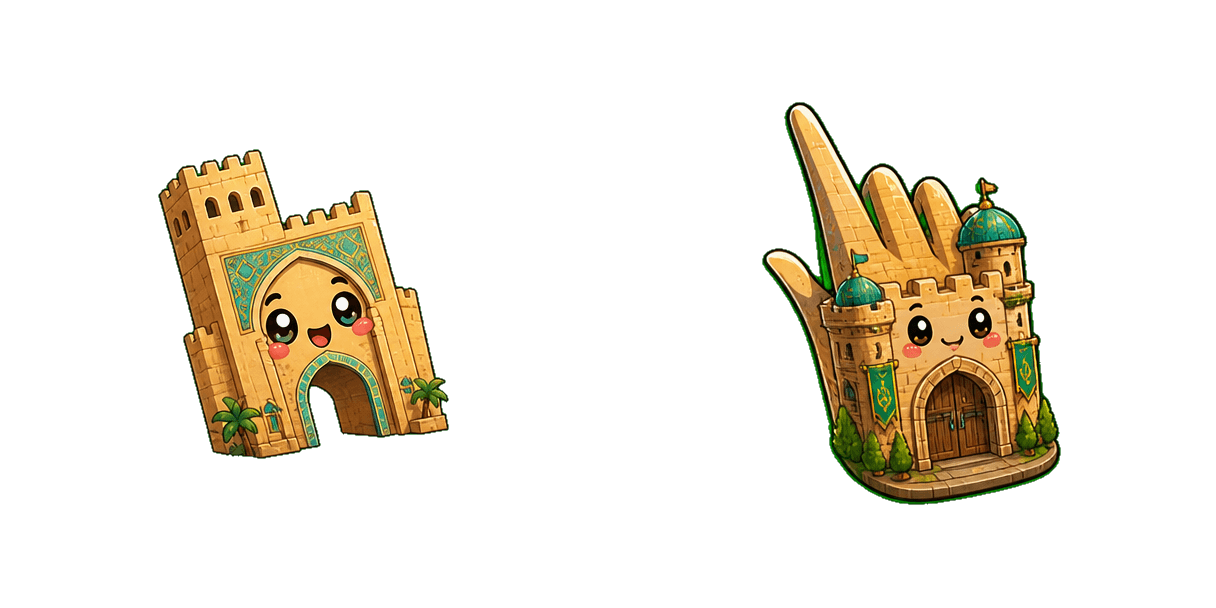 Pack de curseurs personnalisés Middle Eastern Fortress Gate