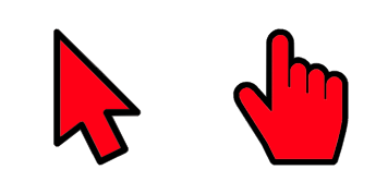 Red cute cursor