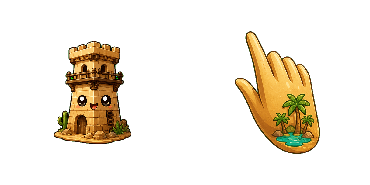 Pack de curseurs personnalisés Desert Watchtower