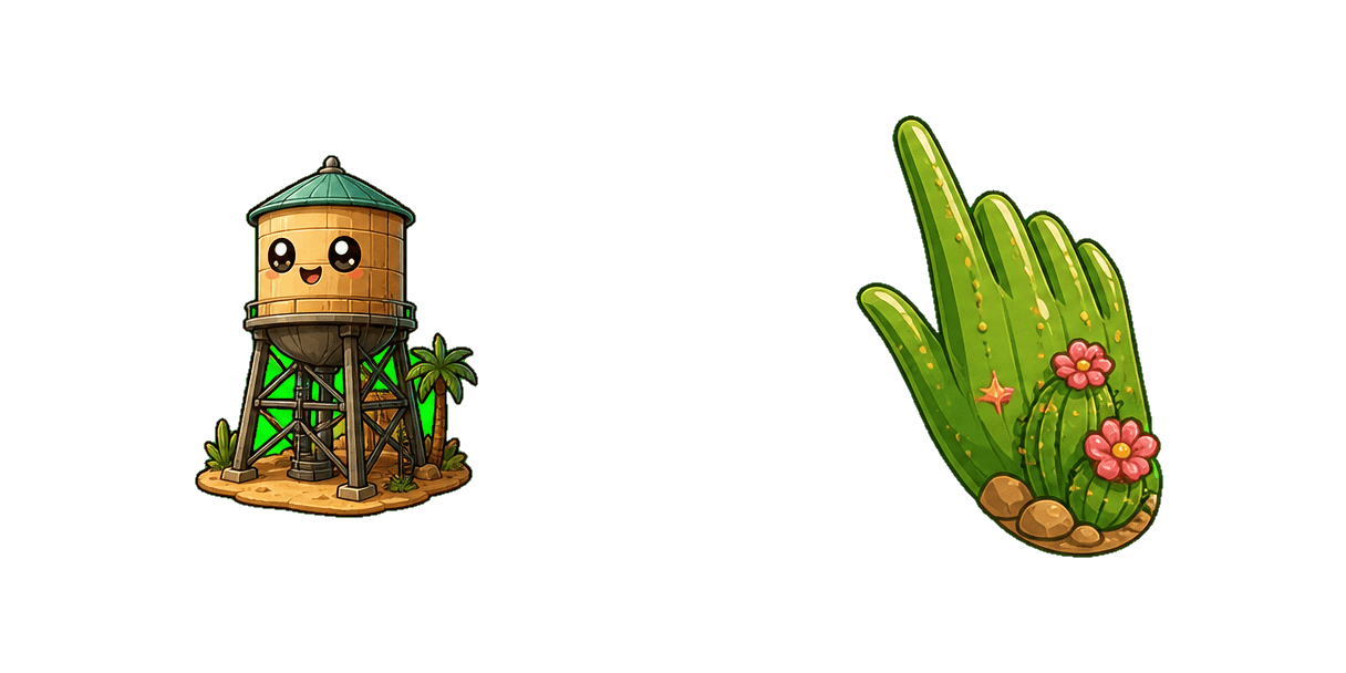 Pack de curseurs personnalisés Desert Water Tower