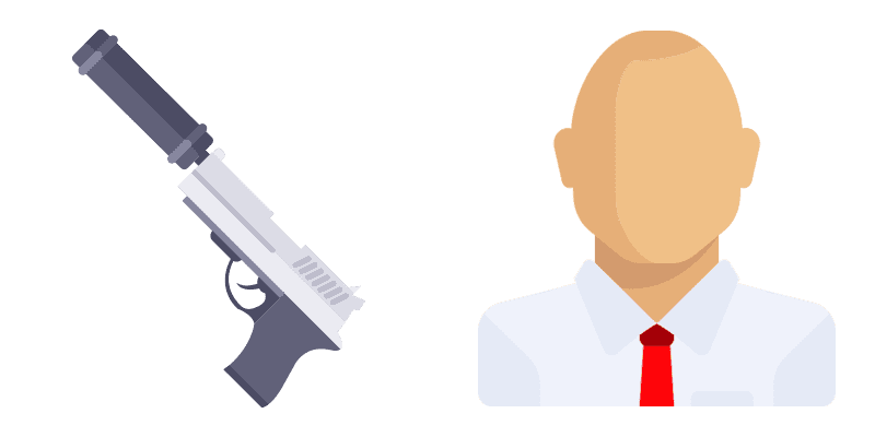 Hitman cute cursor