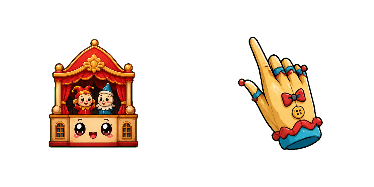 Pack de curseurs personnalisés Puppet Theater