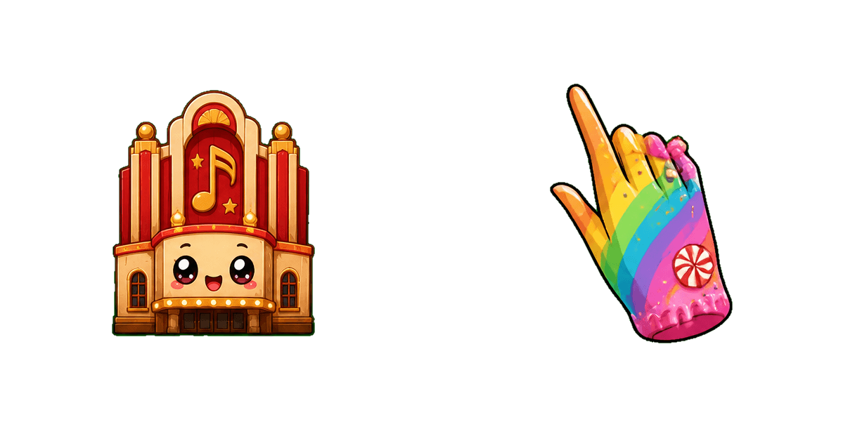 Pack de curseurs personnalisés Musical Theater
