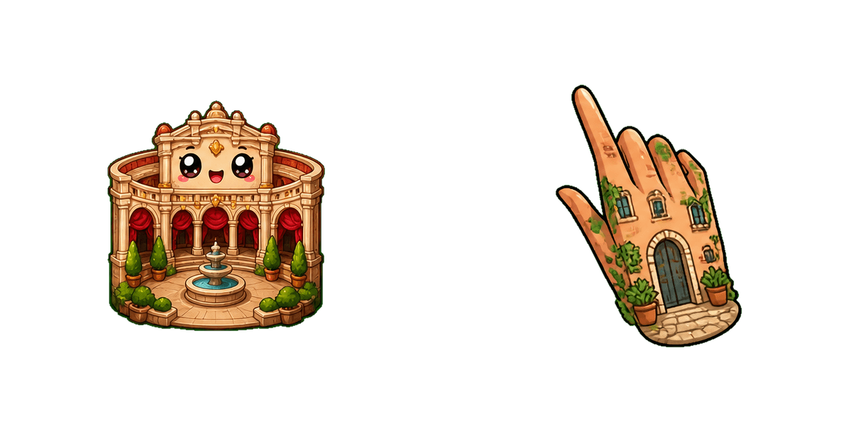 Pack de curseurs personnalisés Theater Courtyard