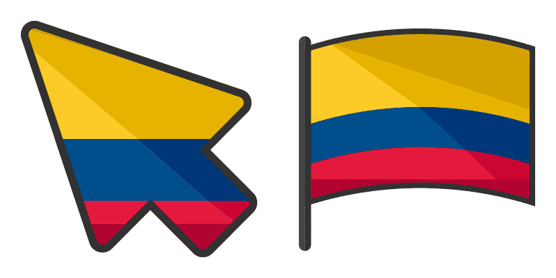Colombia cute cursor