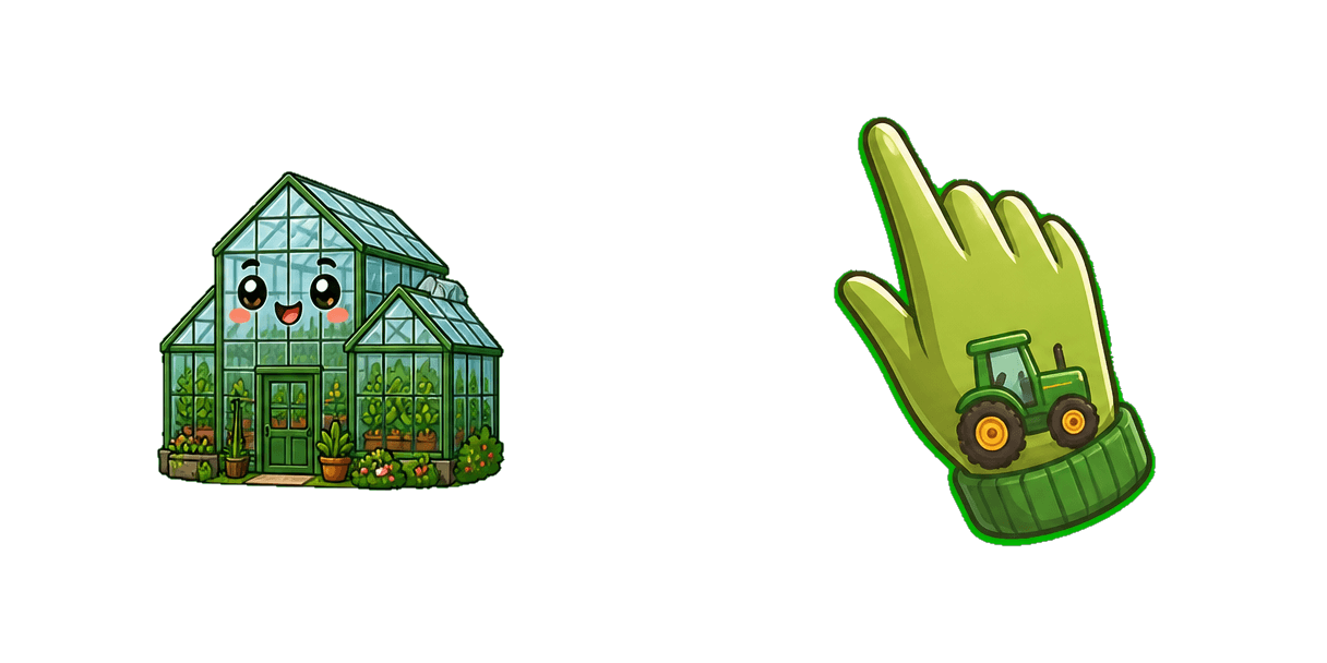 Pack de curseurs personnalisés Greenhouse Complex