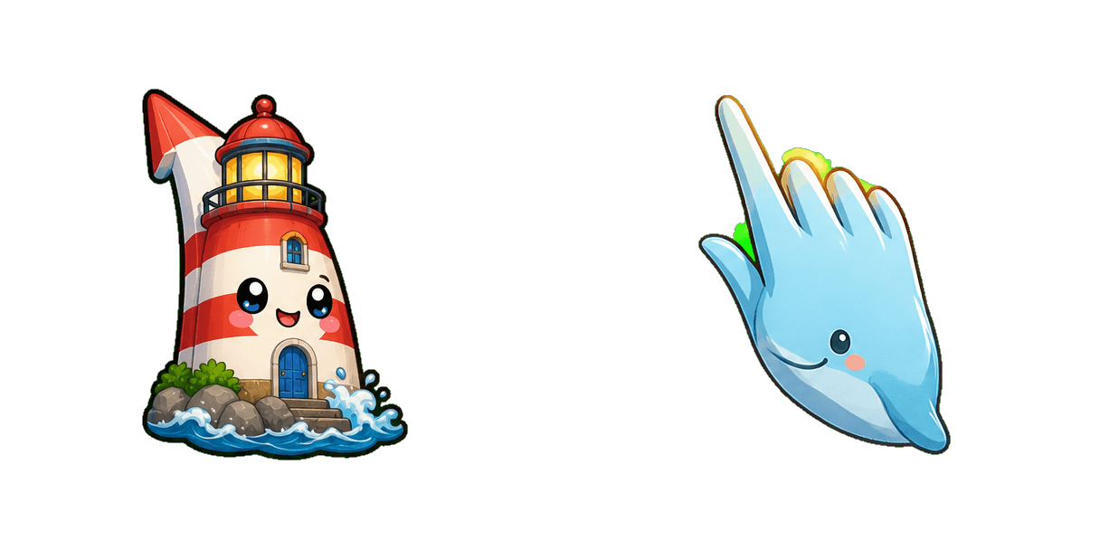 Pack de curseurs personnalisés Coastal Lighthouse