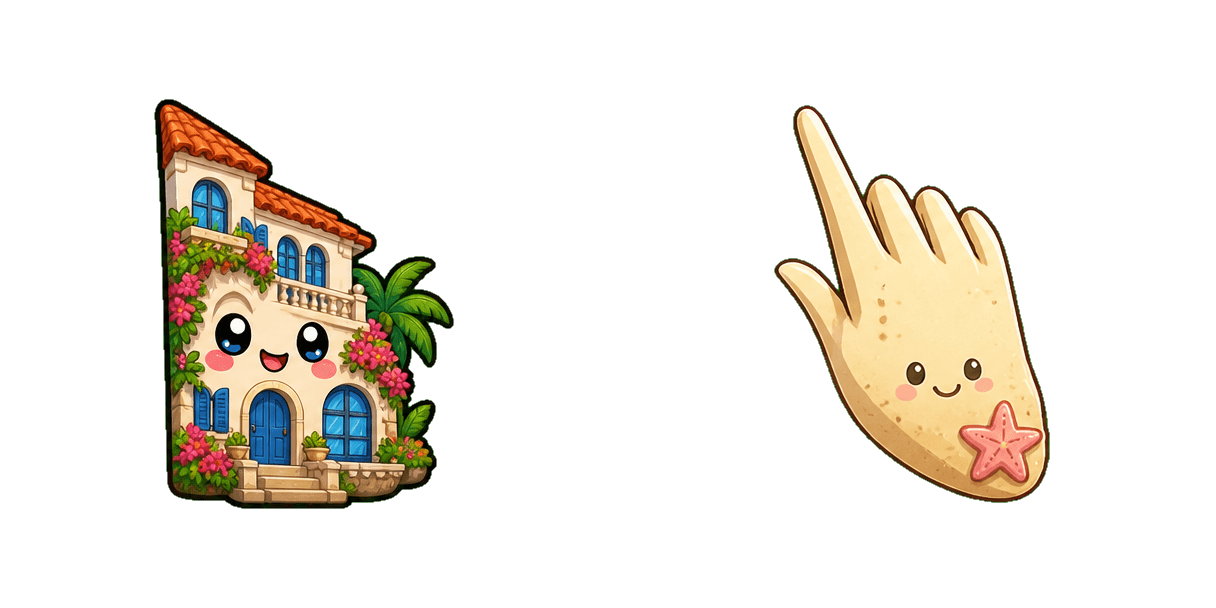 Pack de curseurs personnalisés Seaside Villa