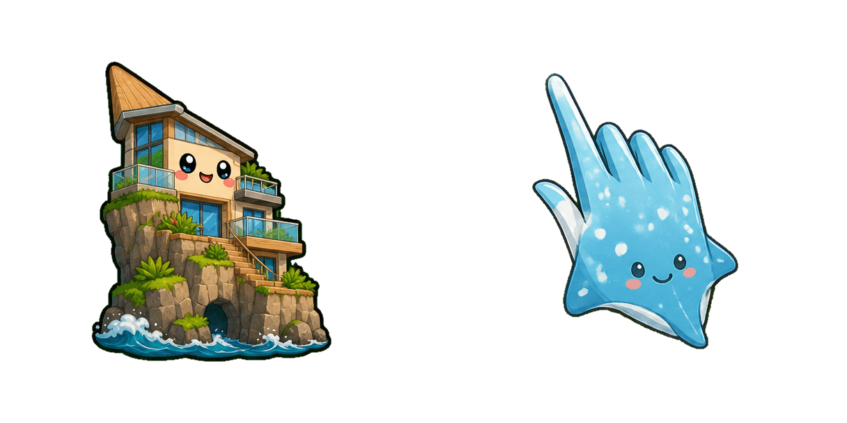 Pack de curseurs personnalisés Cliffside House