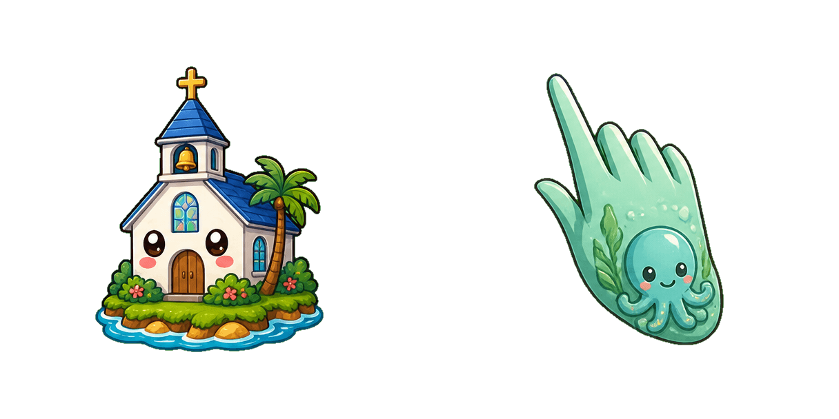 Pack de curseurs personnalisés Island Chapel