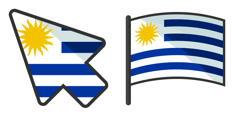 Uruguay cute cursor