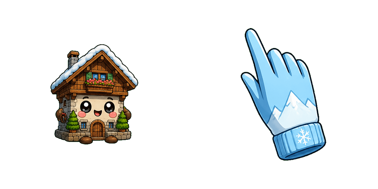 Pack de curseurs personnalisés Alpine Chalet