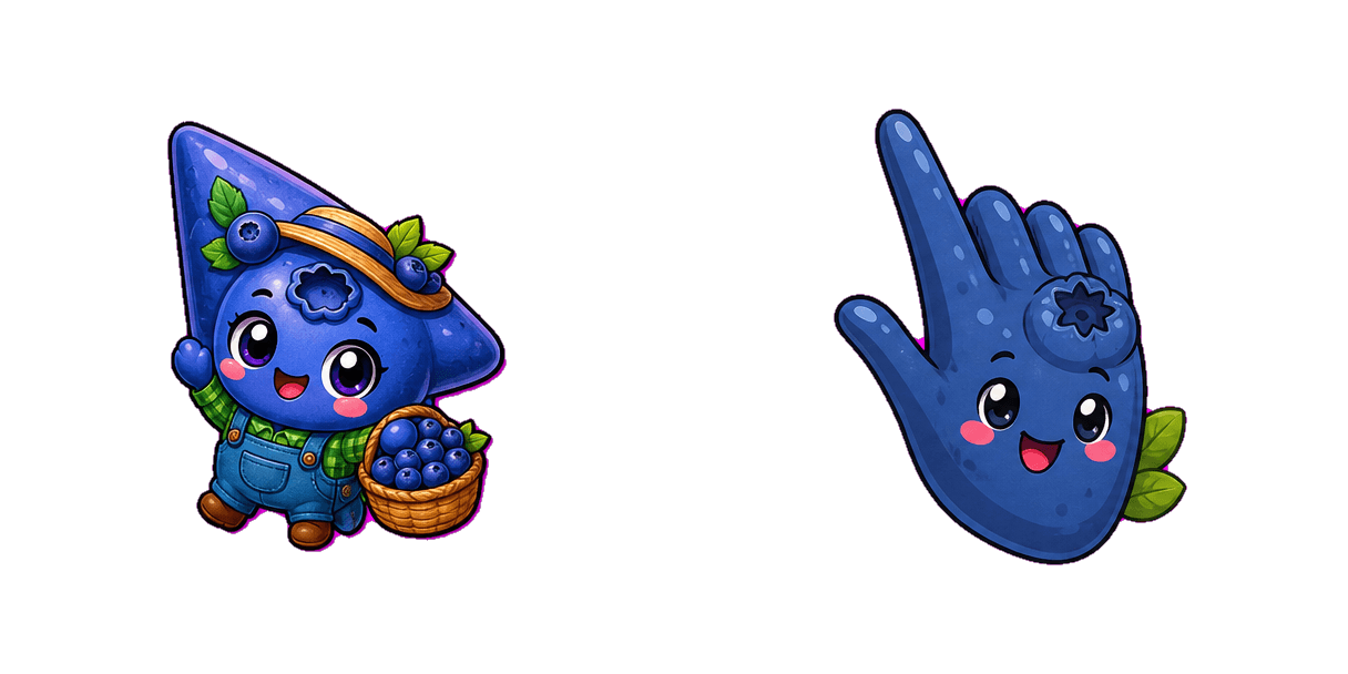 Пакет курсоров Blueberry Harvest