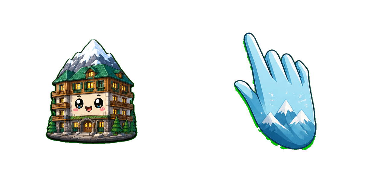 Pack de curseurs personnalisés Mountain Hotel