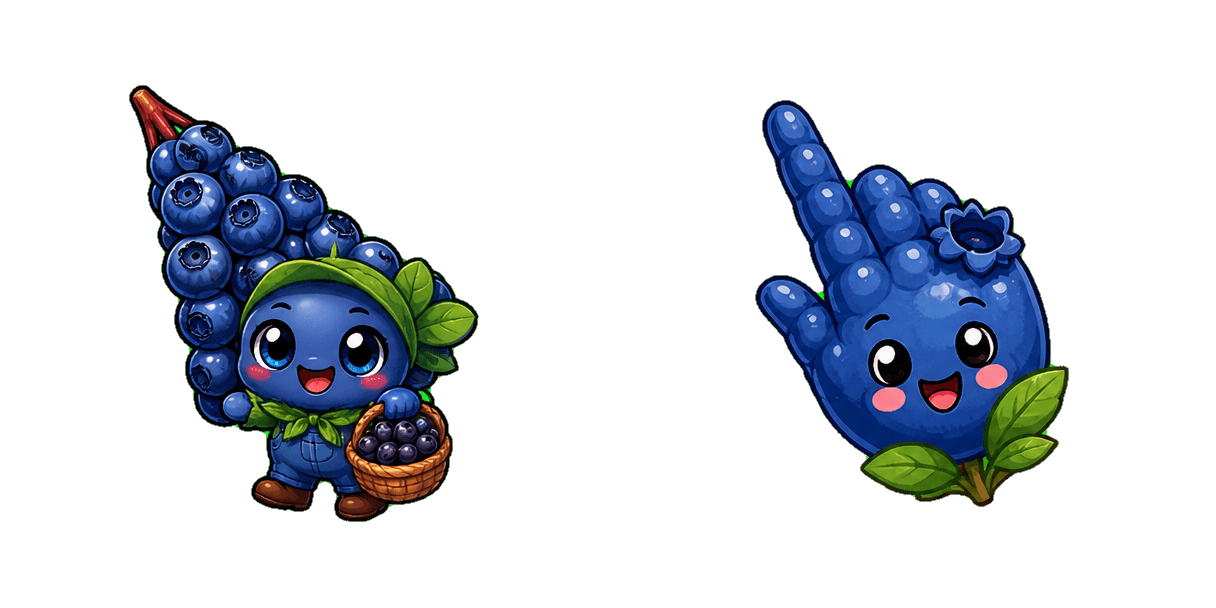 Пакет курсоров Huckleberry Harvest
