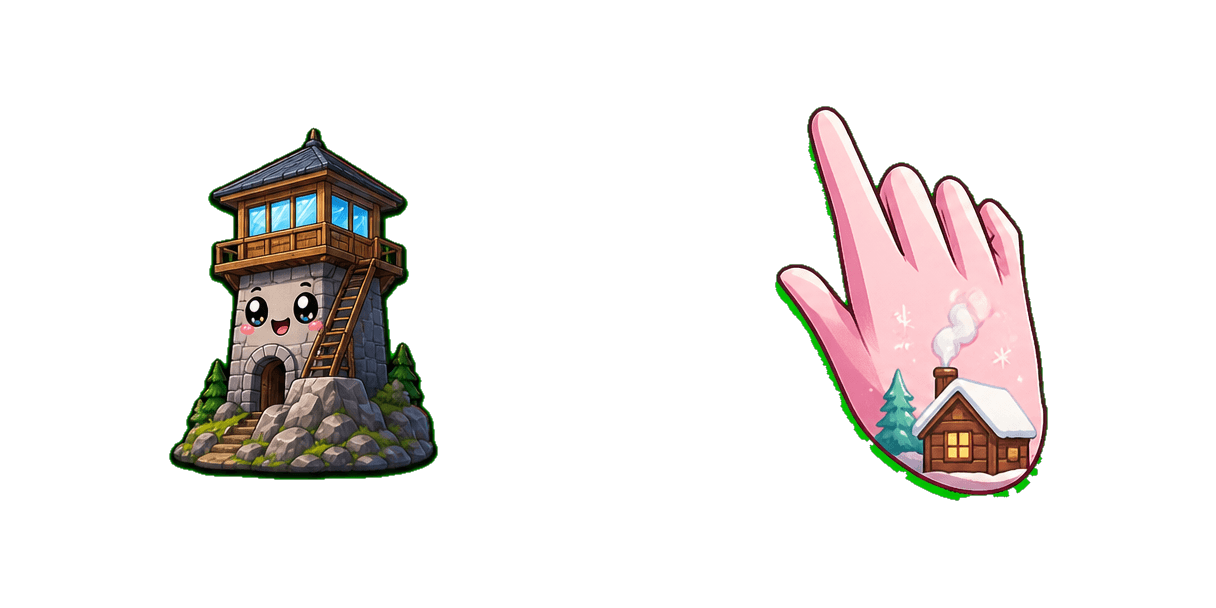 Pack de curseurs personnalisés Mountain Watchtower