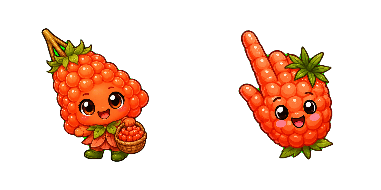 Пакет курсоров Salmonberry Harvest