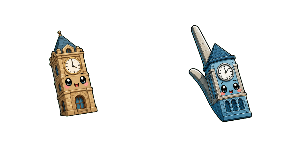 Pack de curseurs personnalisés Urban Clock Tower
