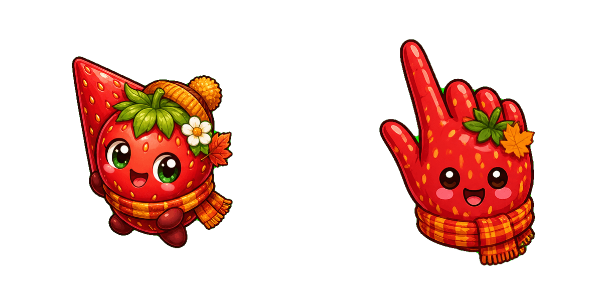 Пакет курсоров Autumn Strawberry