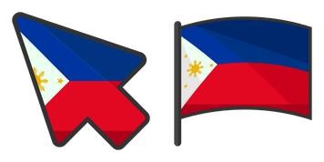 Pack de curseurs Philippines