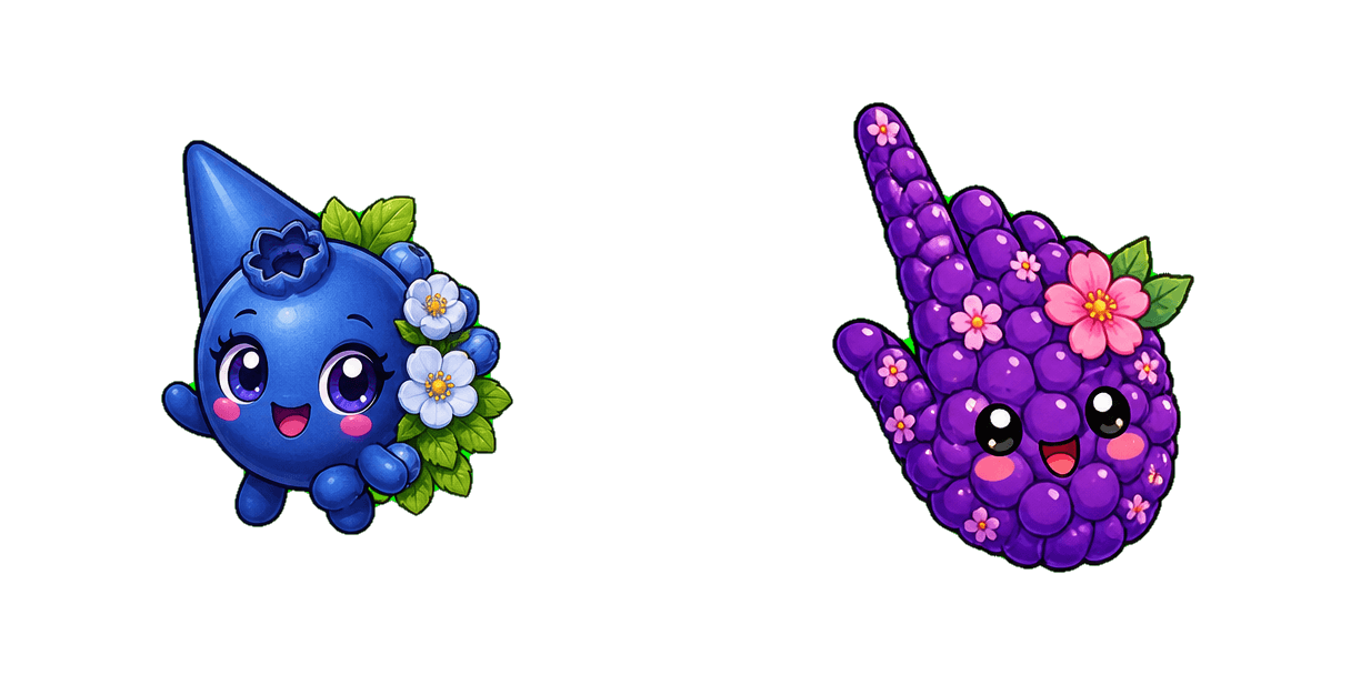 Пакет курсоров Spring Blueberry Blossom