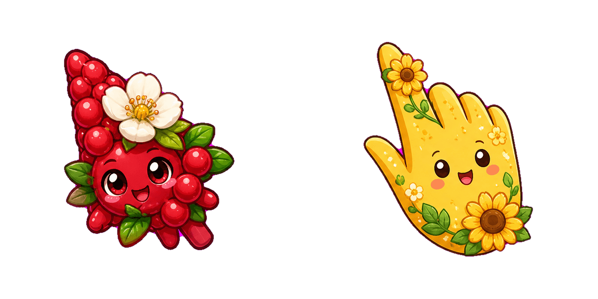 Пакет курсоров Spring Lingonberry Flower