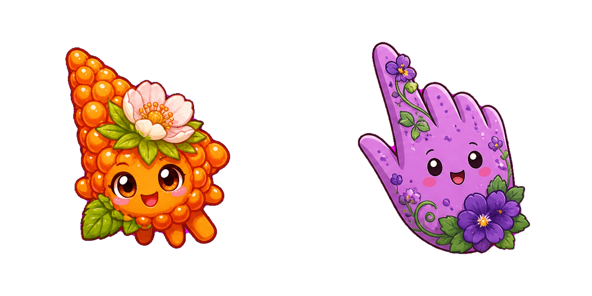 Пакет курсоров Spring Salmonberry Flower