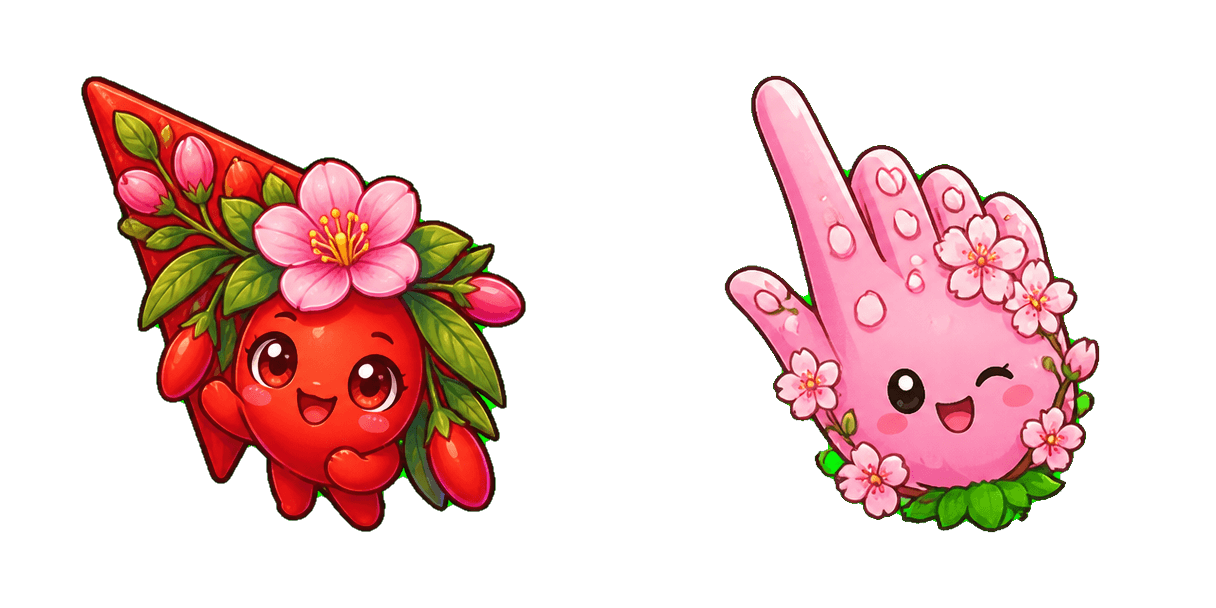 Пакет курсоров Spring Goji Blossom