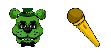 Shamrock Freddy cute cursor