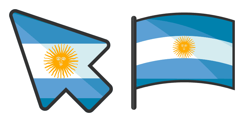 Argentina cute cursor