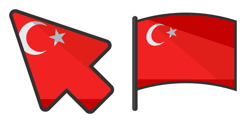 Turkey cute cursor