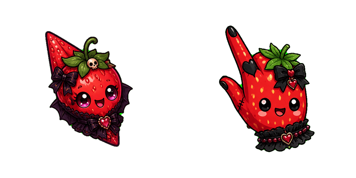 Пакет курсоров Gothic Strawberry