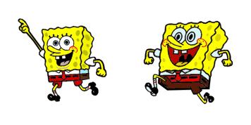 Spongebob cute cursor
