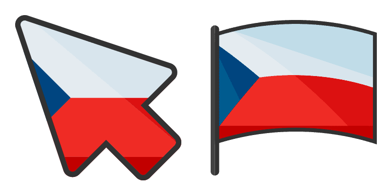 Czech Republic cute cursor