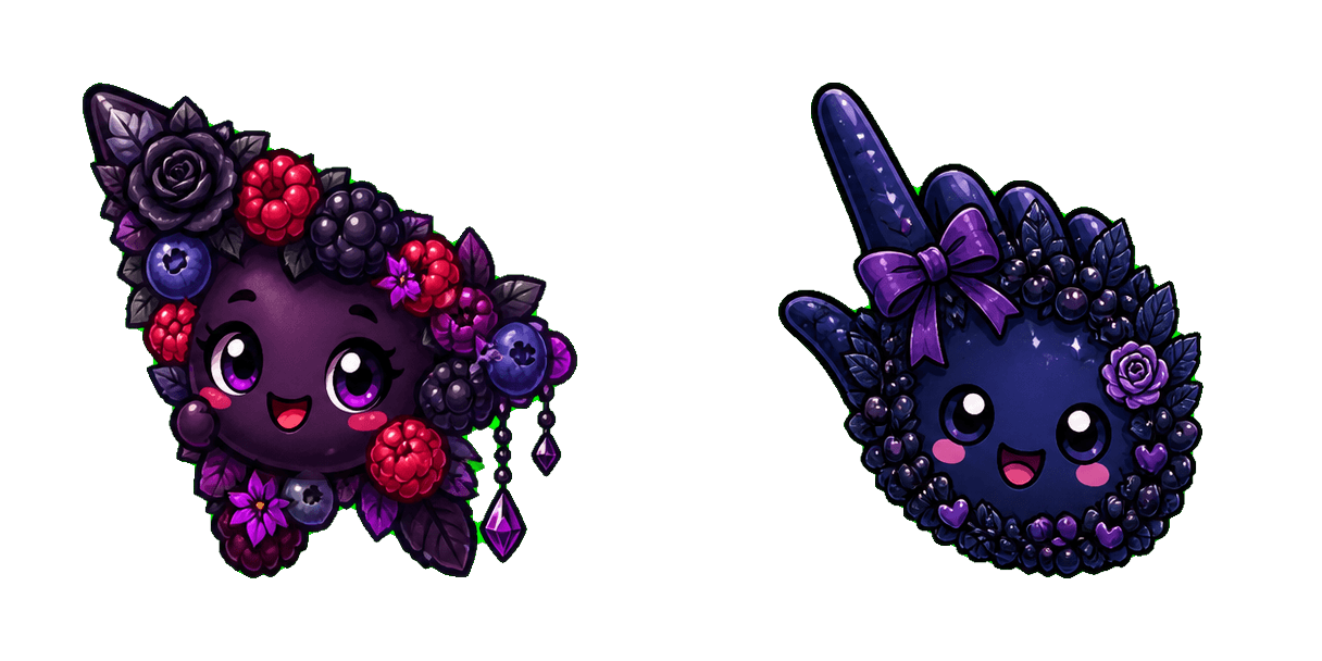 Пакет курсоров Gothic Mixed Berry Wreath