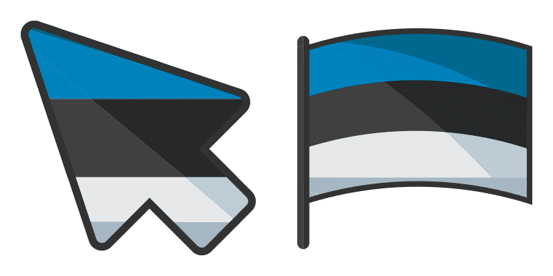 Estonia cute cursor