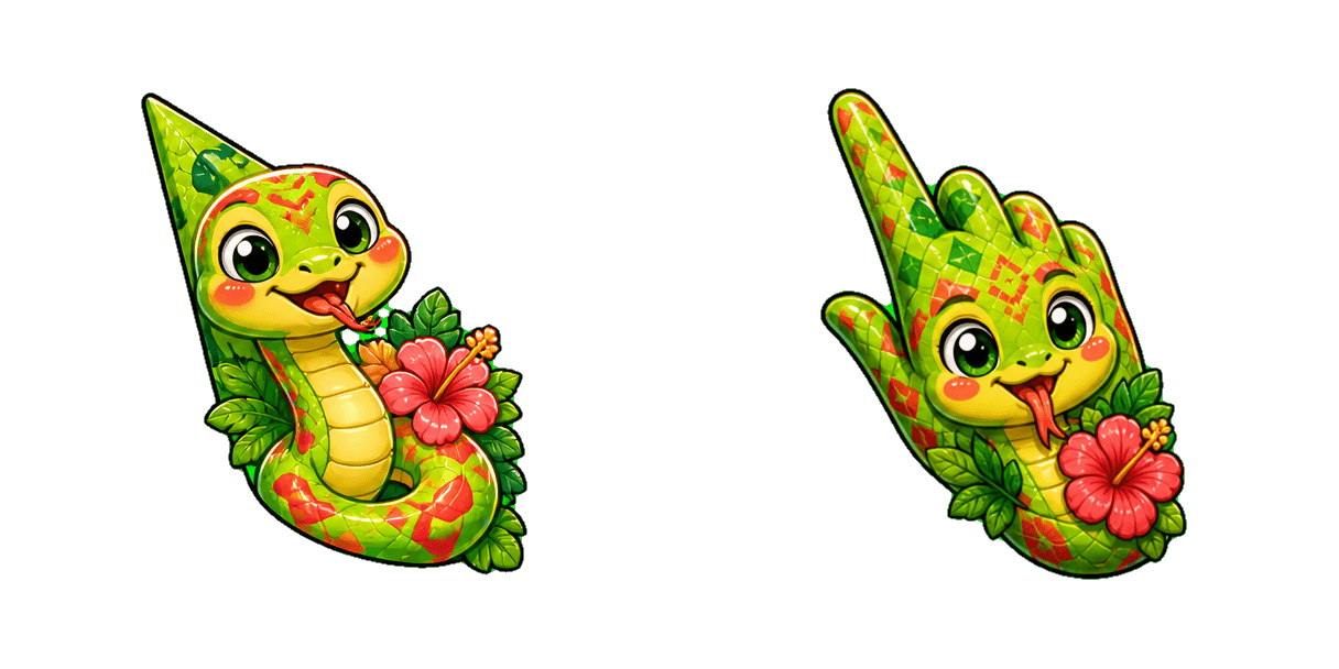 Snake cursor pack
