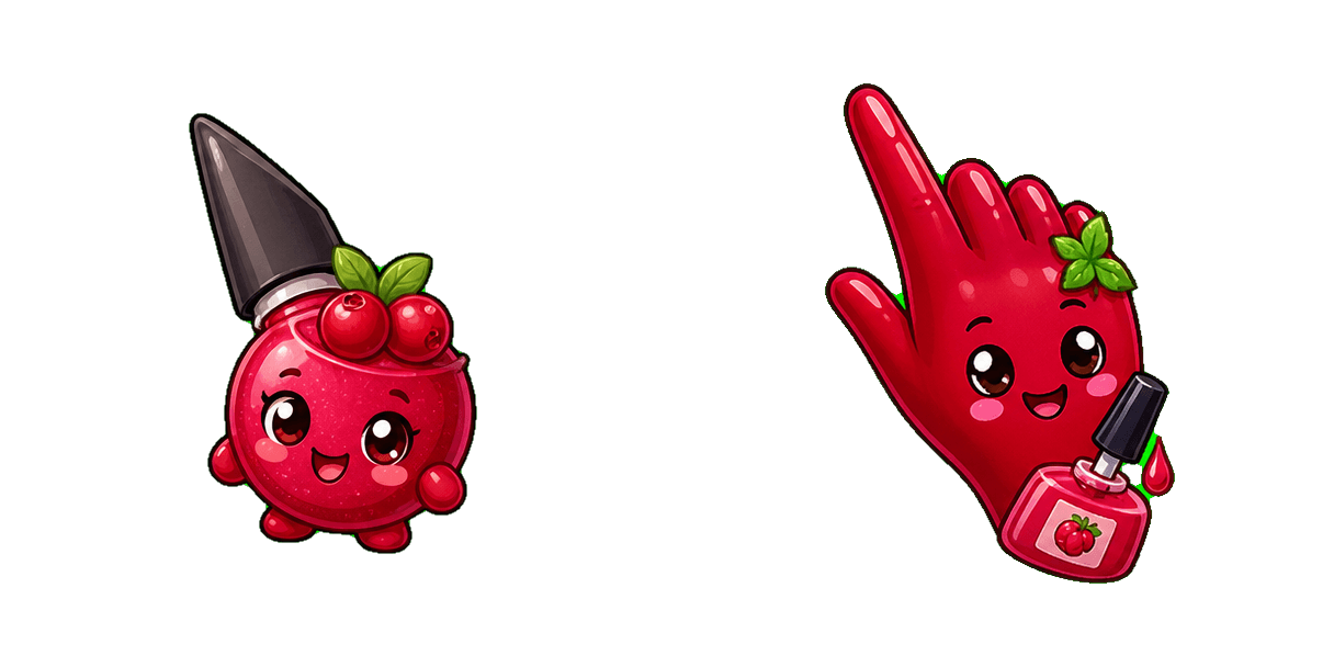 Пакет курсоров Cranberry Nail Polish