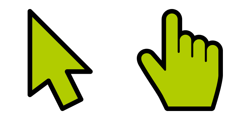 Light Green cute cursor