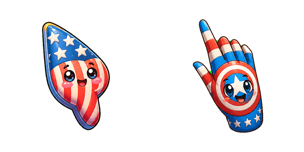 USA Los Angeles American Shield Cursor Cursor-Paket