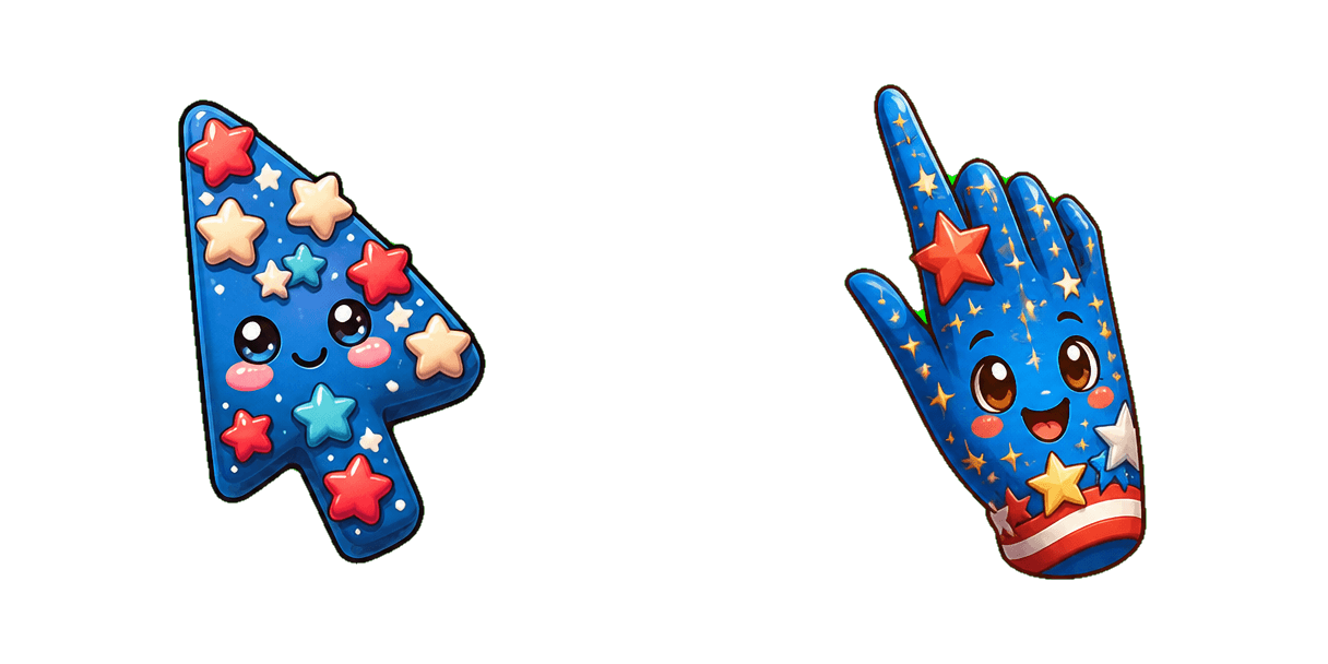USA Los Angeles Star-Spangled Cursor Cursor-Paket