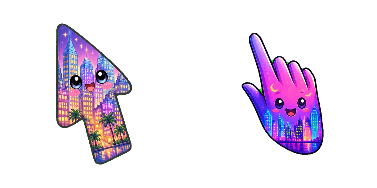 USA Los Angeles City Lights Cursor Cursor-Paket