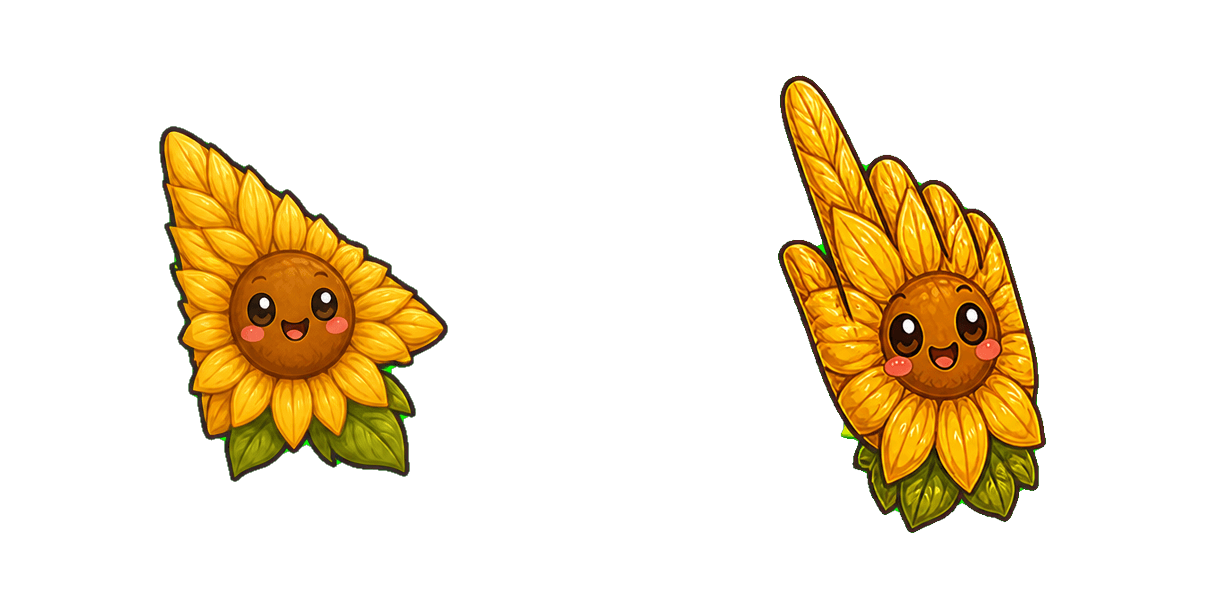 حزمة المؤشرات المخصصة Poltava Sunflower Cursor