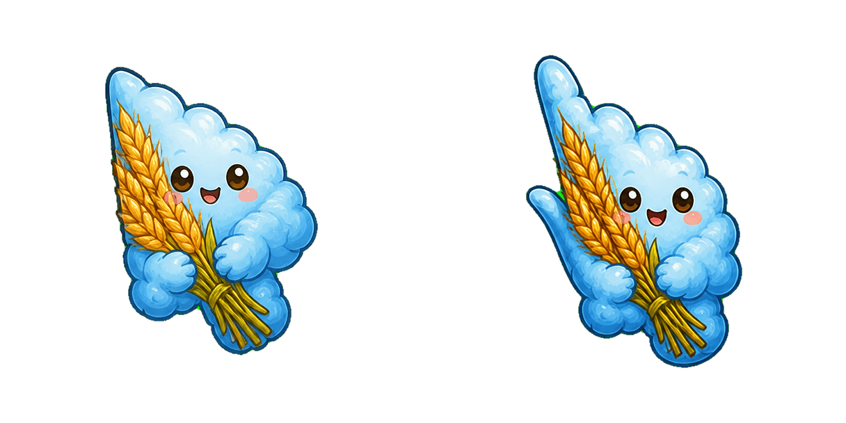 حزمة المؤشرات المخصصة Poltava Sky and Wheat Cursor
