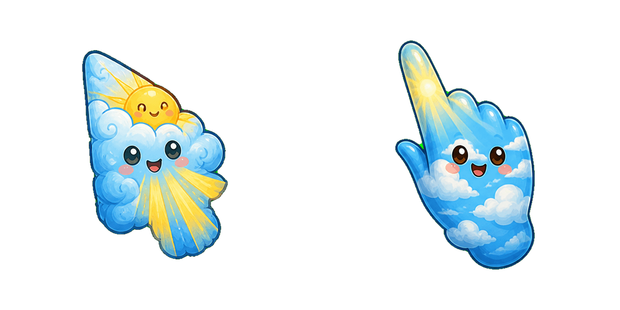 حزمة المؤشرات المخصصة Poltava Blue Sky Cursor