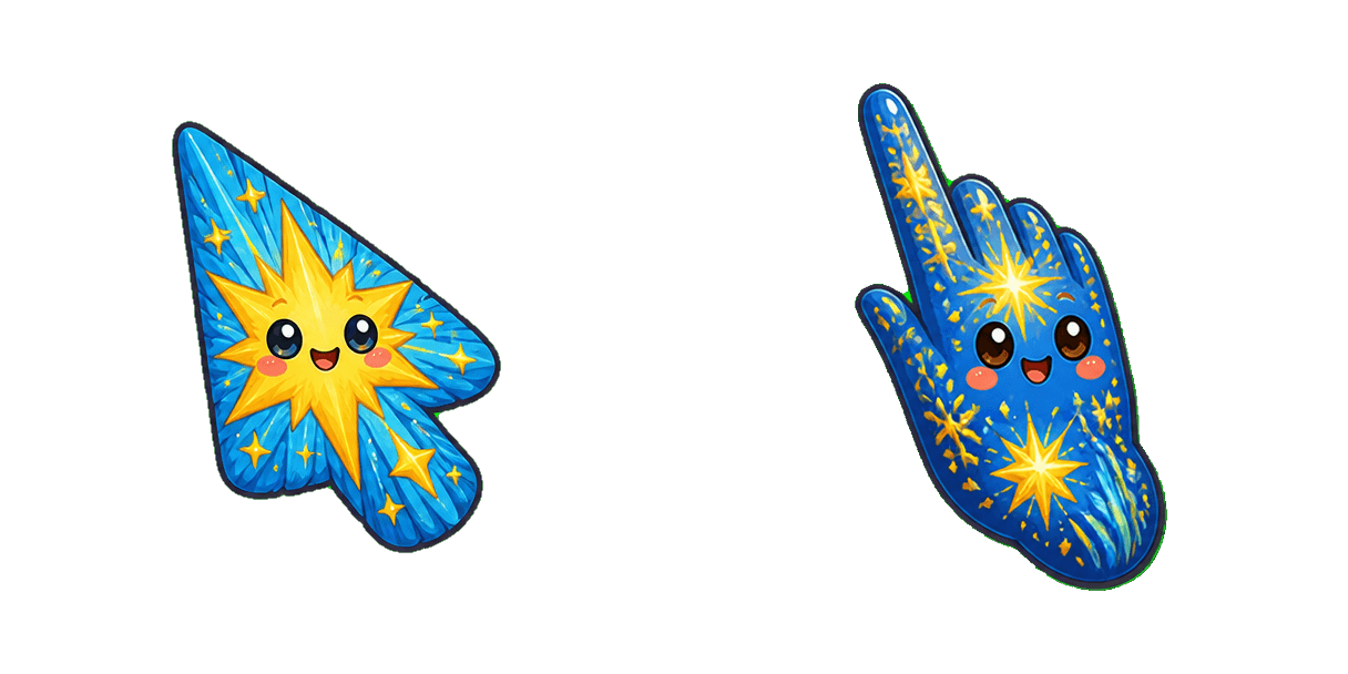 حزمة المؤشرات المخصصة Poltava Bright Ukraine Cursor