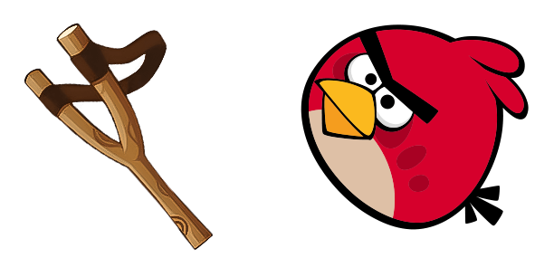 Angry Birds cute cursor