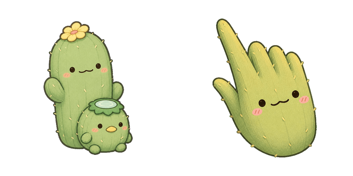 San-X Nopposabo and Sabokappa cursor pack