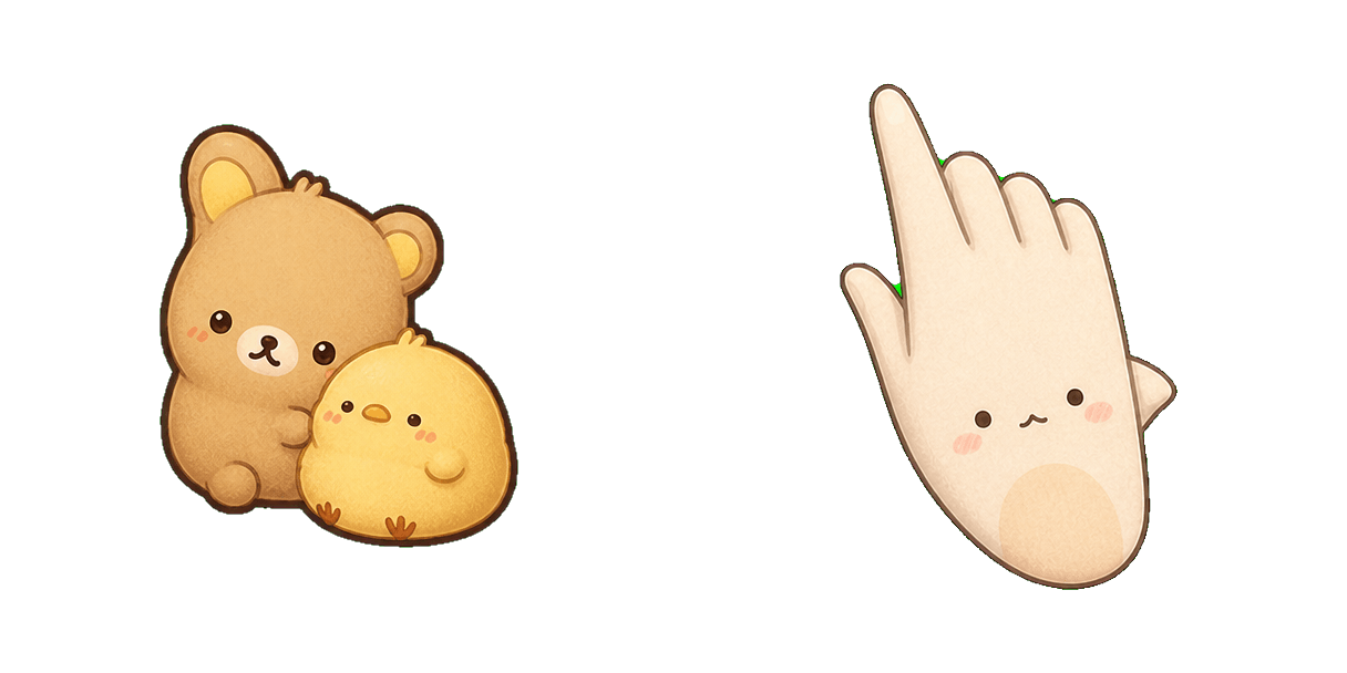 San-X Homekoro and Uttori cursor pack