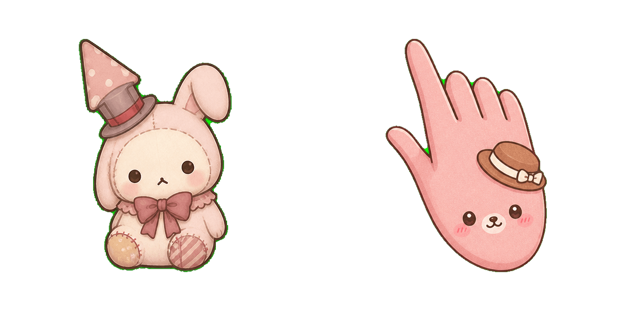 San-X Sentimental Circus Shappo cursor pack